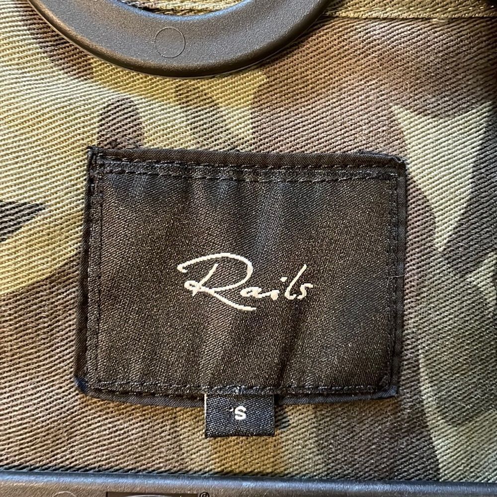 Rails Hendrick Star Camo Military Jacket S - Picture 6 of 9